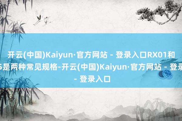 开云(中国)Kaiyun·官方网站 - 登录入口RX01和RX05是两种常见规格-开云(中国)Kaiyun·官方网站 - 登录入口